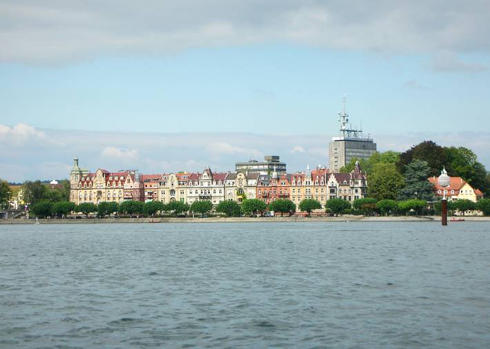 Bild zeigt Blick auf Konstanzer Ufer