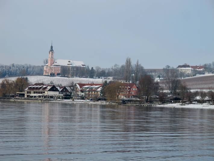 Bild zeigt Winterlandschaft am Bodensee